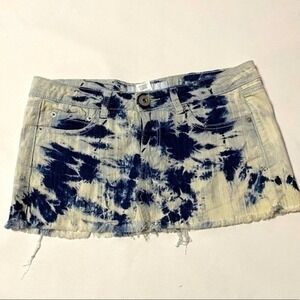 Piper & Blue Tye Died Distressed Skirt Size 7